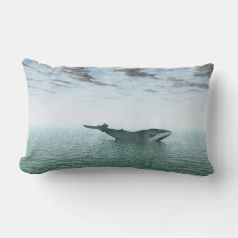 Cojín Lumbar Ballenas en el océano