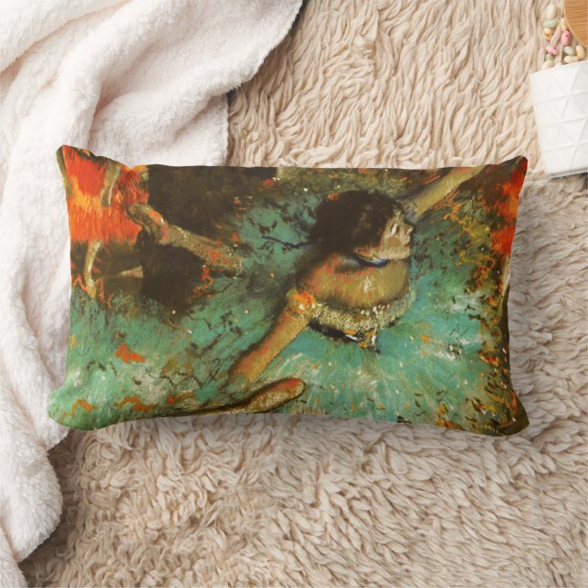 Cojín Lumbar Ballerina Dance Green Dancer Edger Degas Painting (Manta)