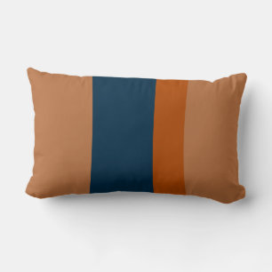 Cojín Lumbar Bandas azules y Naranjas