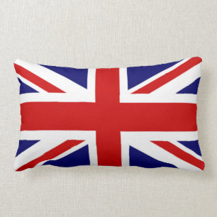 Cojín Lumbar Bandera clásica del Reino Unido La Union Jack