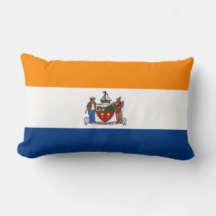 Cojín Lumbar Bandera de Albany, Nueva York