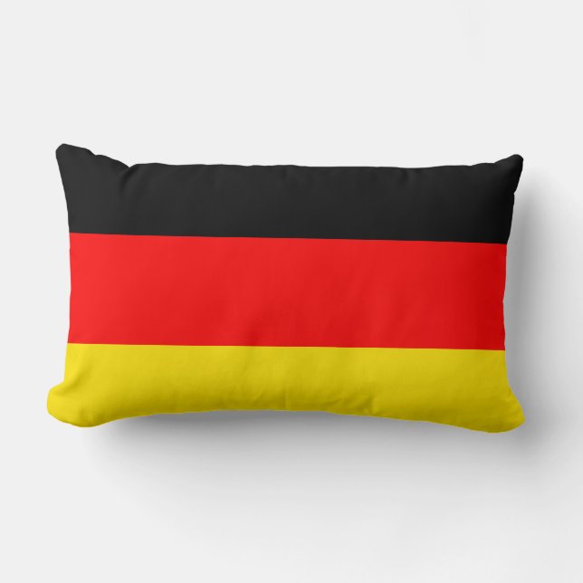 Cojín Lumbar Bandera de Alemania (Anverso)