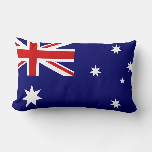 Cojín Lumbar Bandera de Australia (Anverso)
