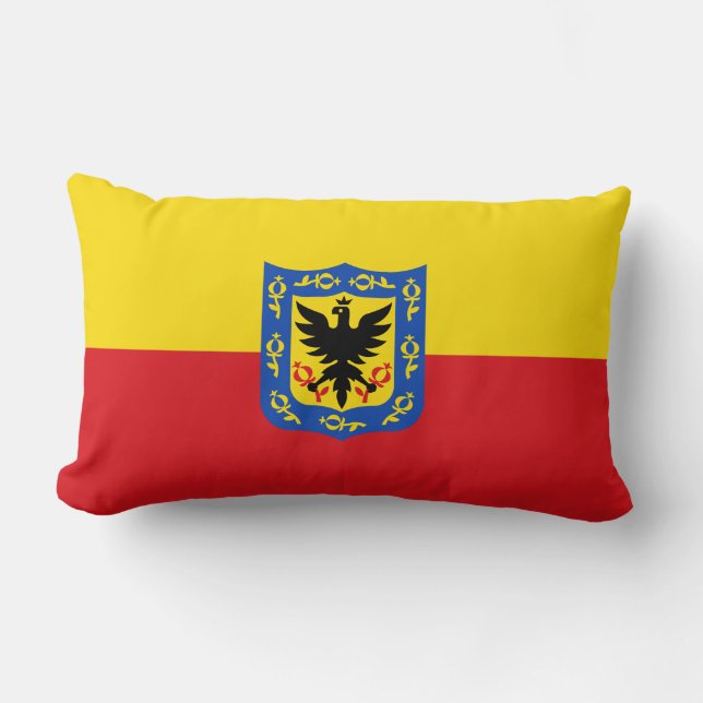 Cojín Lumbar Bandera de Bogotá, Colombia Lumbar Pillow (Anverso)