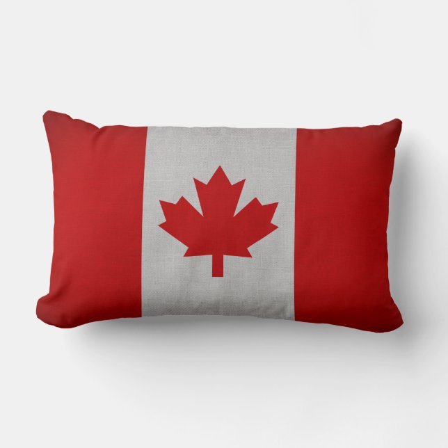 Cojín Lumbar Bandera de Canadá (Anverso)