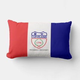 Cojín Lumbar Bandera de Cleveland (Ohio)
