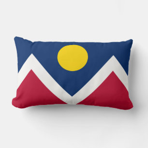 Cojín Lumbar Bandera de Denver, Colorado