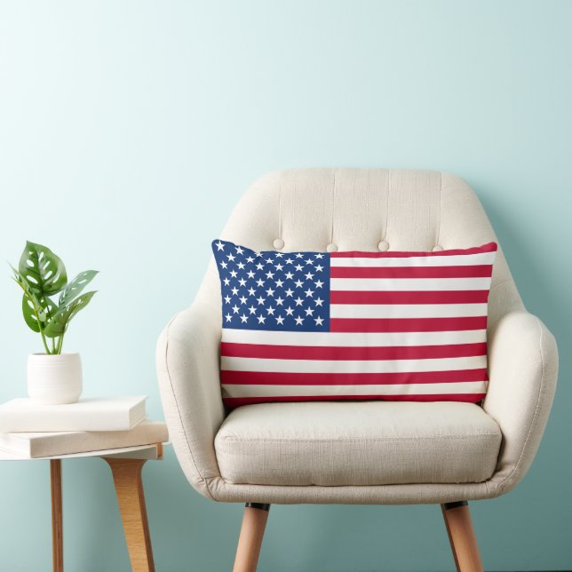 Cojín Lumbar Bandera de Estados Unidos (Silla)