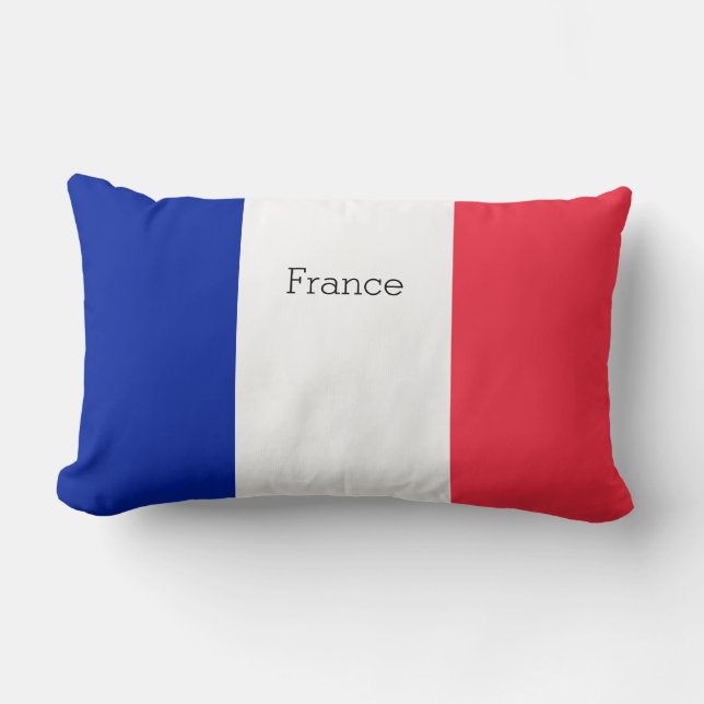 Cojín Lumbar Bandera de Francia (Anverso)