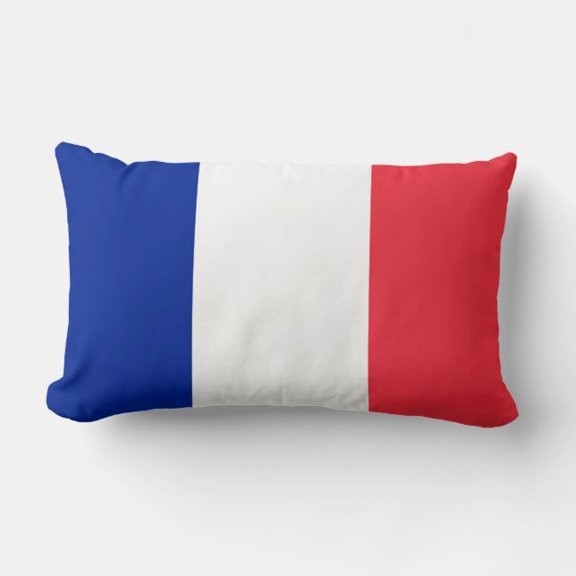 Cojín Lumbar Bandera de Francia (Anverso)
