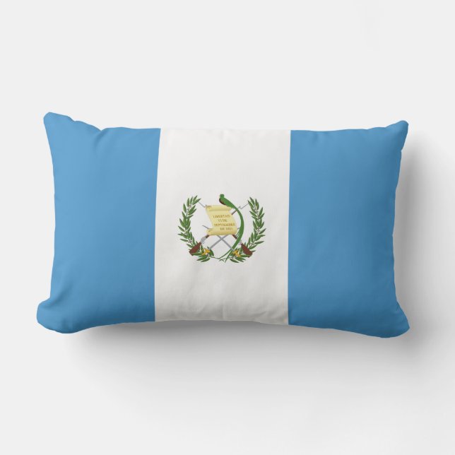 Cojín Lumbar Bandera de Guatemala (Anverso)
