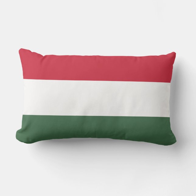Cojín Lumbar Bandera de Hungría (Anverso)