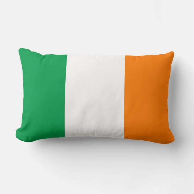 Cojín Lumbar Bandera de Irlanda (Anverso)