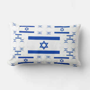 Cojín Lumbar Bandera de Israel en Múltiples Capas Coloridas 2