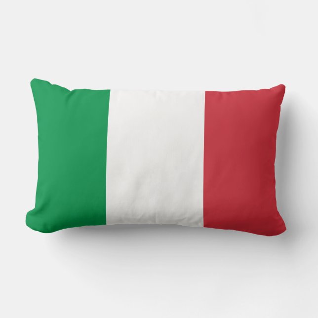 Cojín Lumbar Bandera de Italia (Anverso)