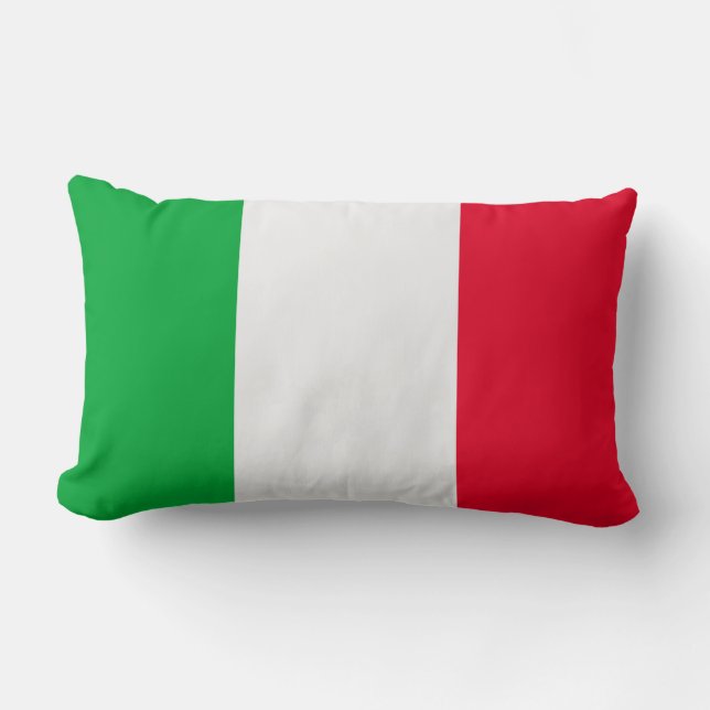 Cojín Lumbar Bandera de Italia (Anverso)
