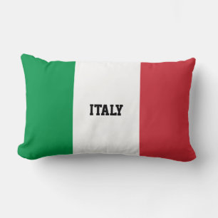 Cojín Lumbar Bandera de Italia personalizada