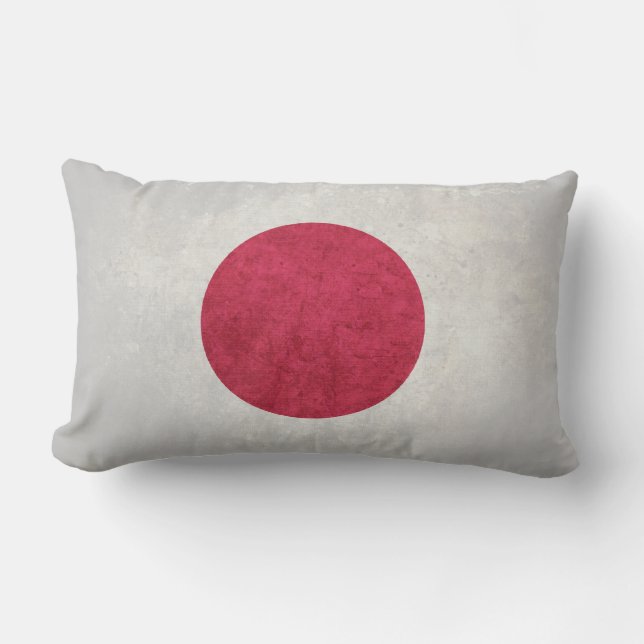 Cojín Lumbar Bandera de Japón (Anverso)