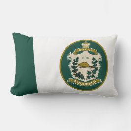 Cojín Lumbar Bandera de Kitchener (Ontario, Canadá)