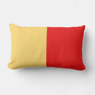 Cojín Lumbar Bandera de la ciudad de Nápoles símbolo de italia 