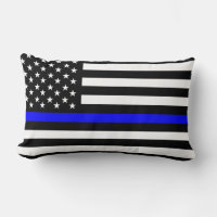bandera de la delgada línea azul de la policía est