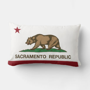 Cojín Lumbar Bandera de la república de Sacramento