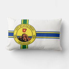 Cojín Lumbar Bandera de Little Rock (Arkansas)