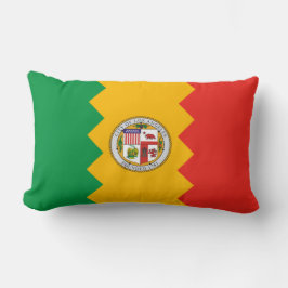 Cojín Lumbar Bandera de Los Ángeles (California, Estados Unidos