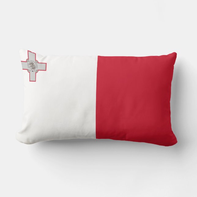 Cojín Lumbar Bandera de Malta (Anverso)