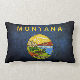 Cojín Lumbar Bandera de Montana