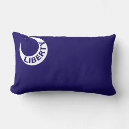 Cojín Lumbar Bandera de Moultrie (Libertad) (Historia Americana