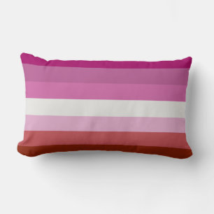 Cojín Lumbar Bandera de Orgullo Lésbico (Origen)
