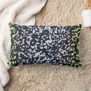 Cojín Lumbar Bandera de Orgullo Pangénero Boho Retro Lindo Quir