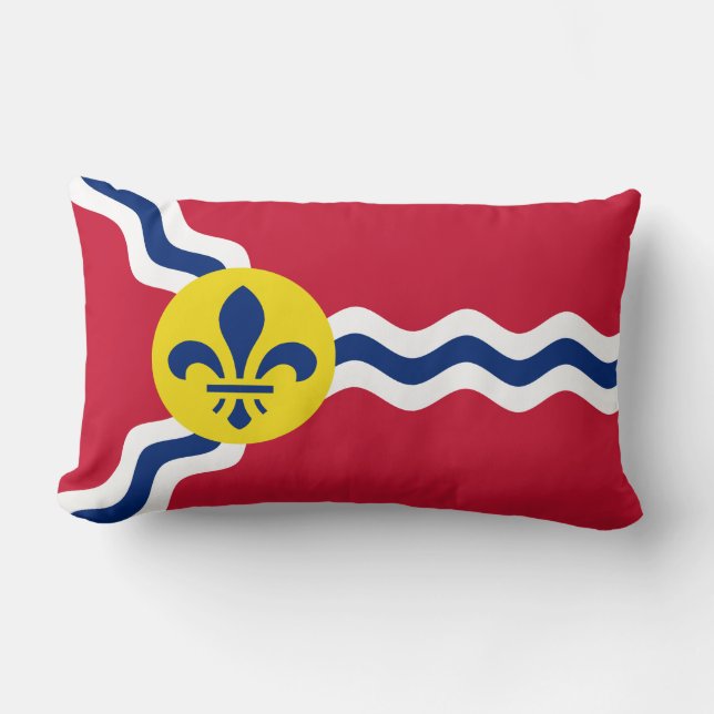 Cojín Lumbar Bandera de San Luis, Misuri (Anverso)