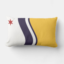 Cojín Lumbar Bandera de South Bend (Indiana)