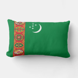 Cojín Lumbar Bandera de Turkmenistán (Turkmenistán)