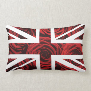 Cojín Lumbar Bandera de Union Jack Británicos (Reino Unido) de