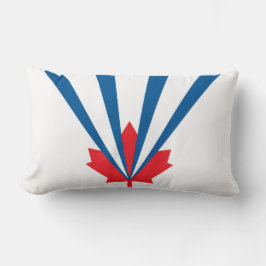 Cojín Lumbar Bandera de Vaughan (Ontario, Canadá)