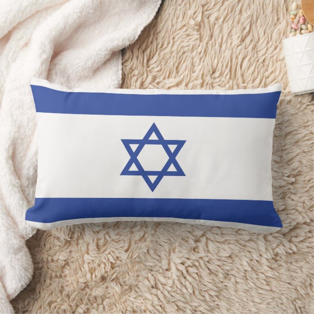 Cojín Lumbar Bandera del Estado de Israel, Estrella de David Ju (Manta)