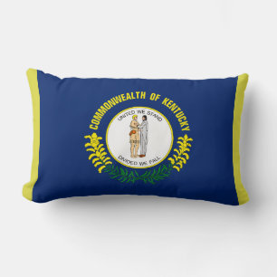 Cojín Lumbar Bandera del Estado de Kentucky Imprimir Patriótico