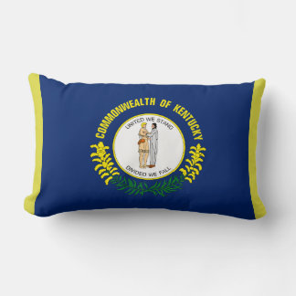 Cojín Lumbar Bandera del Estado de Kentucky Imprimir Patriótico