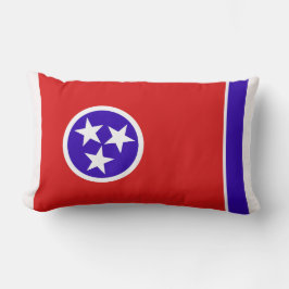 Cojín Lumbar Bandera del Estado de Tennessee Imprimir Patriótic