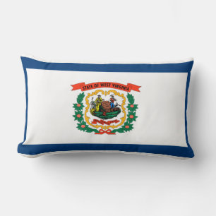 Cojín Lumbar Bandera del Estado de Virginia Occidental
