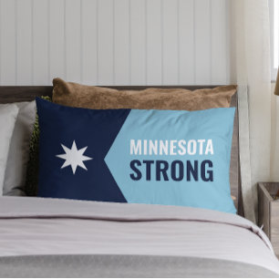 Cojín Lumbar Bandera del nuevo estado rebelde de Minnesota