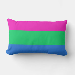 Cojín Lumbar Bandera del Orgullo Polisexual