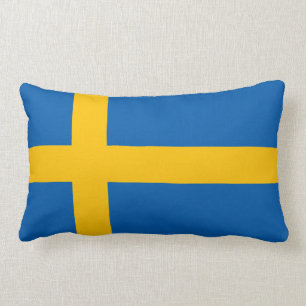 Cojín Lumbar Bandera del sueco de Sverige Suecia