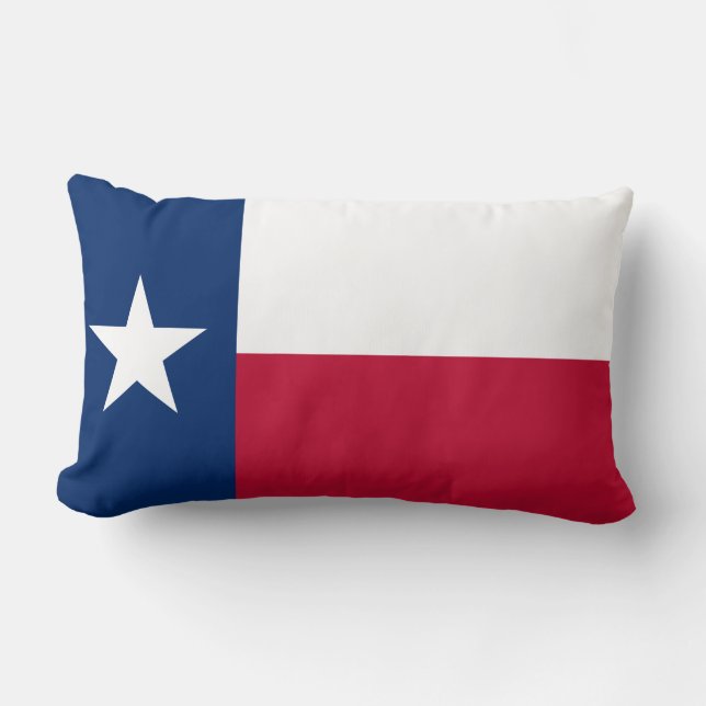 Cojín Lumbar Bandera Estatal de Texas (Texas) (Anverso)
