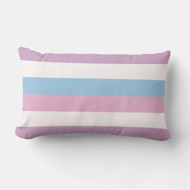 Cojín Lumbar Bandera Intersexual (Anverso)