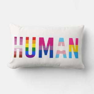 Cojín Lumbar Bandera LGBT Humana Mes del Orgullo Gay Transgéner