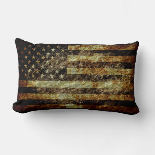 Cojín Lumbar Bandera norteamericana ondulada